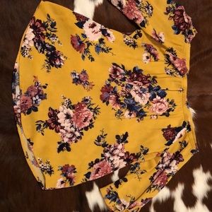Off the Shoulder Floral Top
